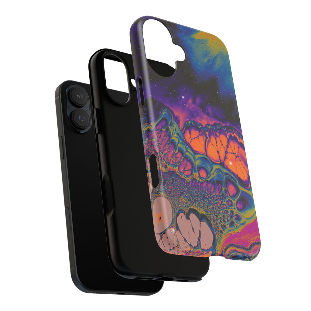 Psychedelic Abstract Swirl Tough Case | Colorful Galaxy Phone Cover