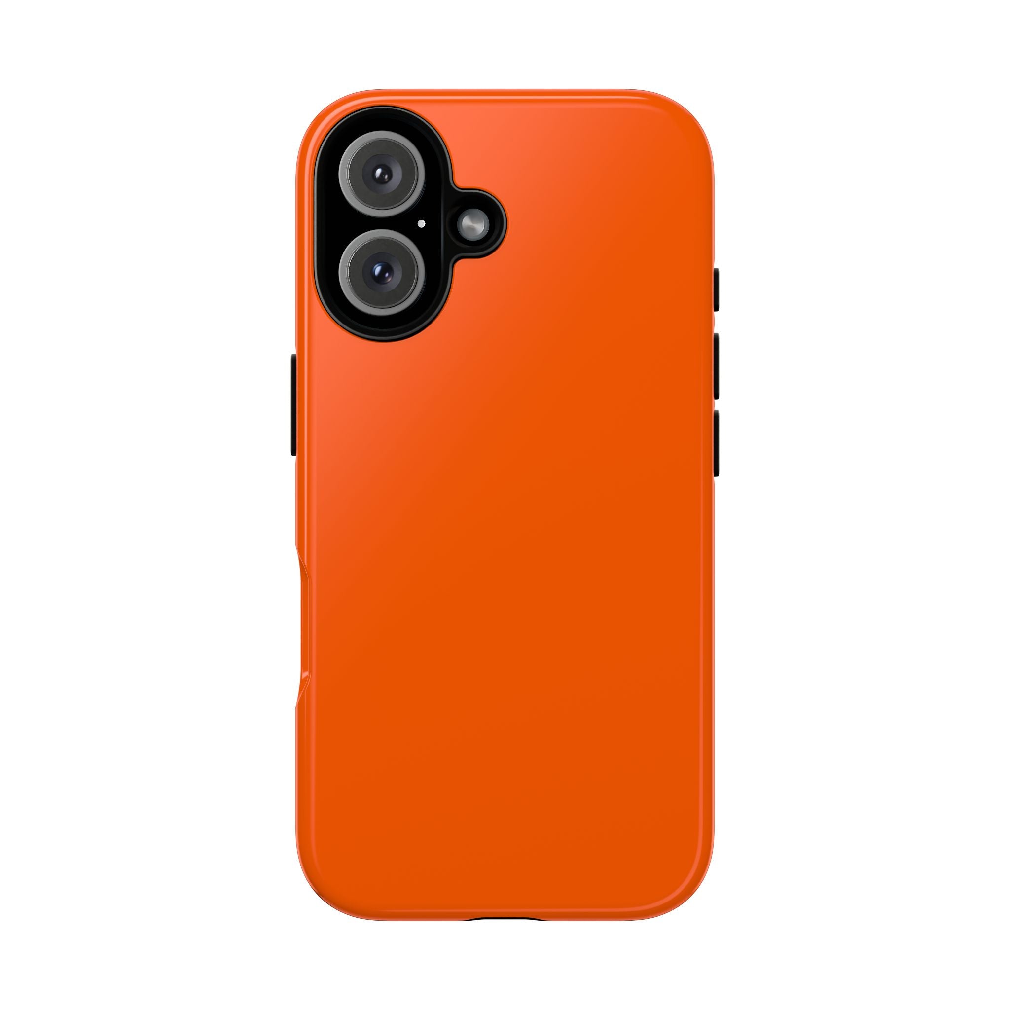 Solid Orange Tough Phone Case | Rugged Protective Phone Case