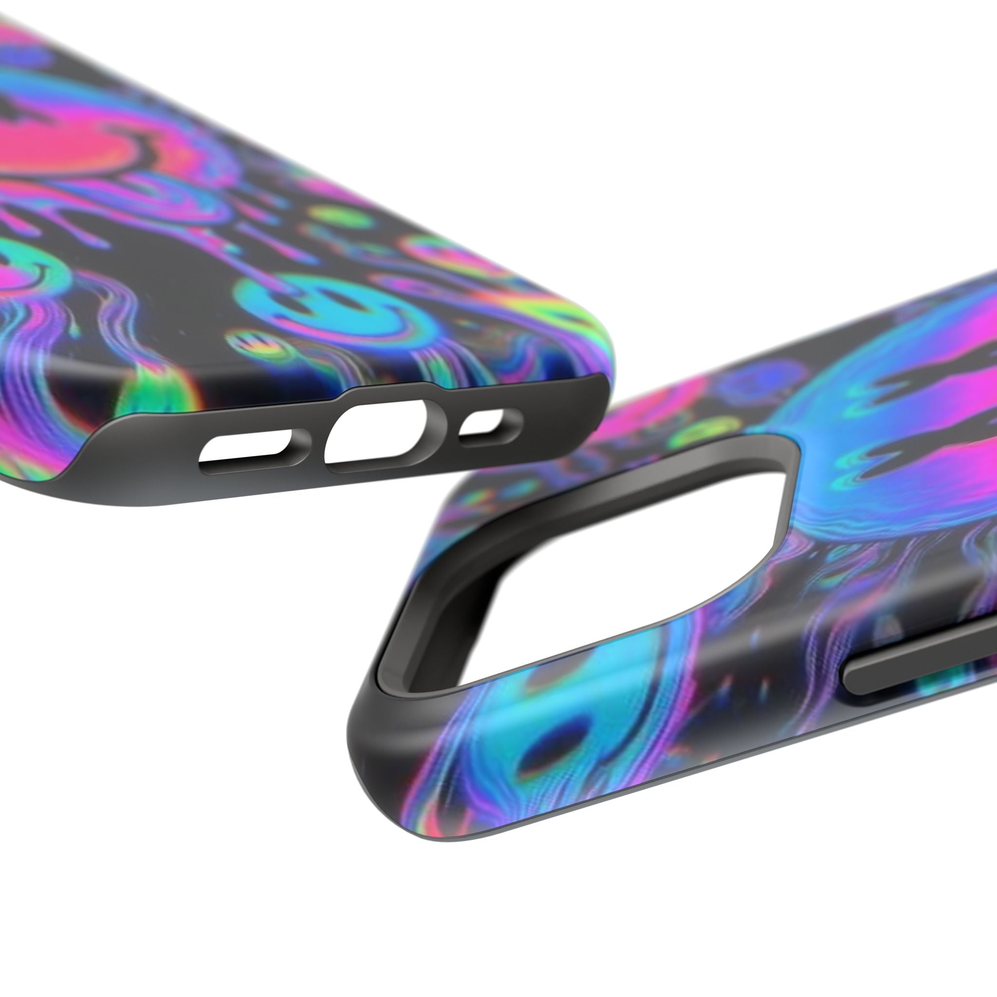 Psychedelic Smiley Impact-Resistant Phone Case