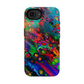 Psychedelic Abstract Impact-Resistant Phone Case — Colorful Liquid Art