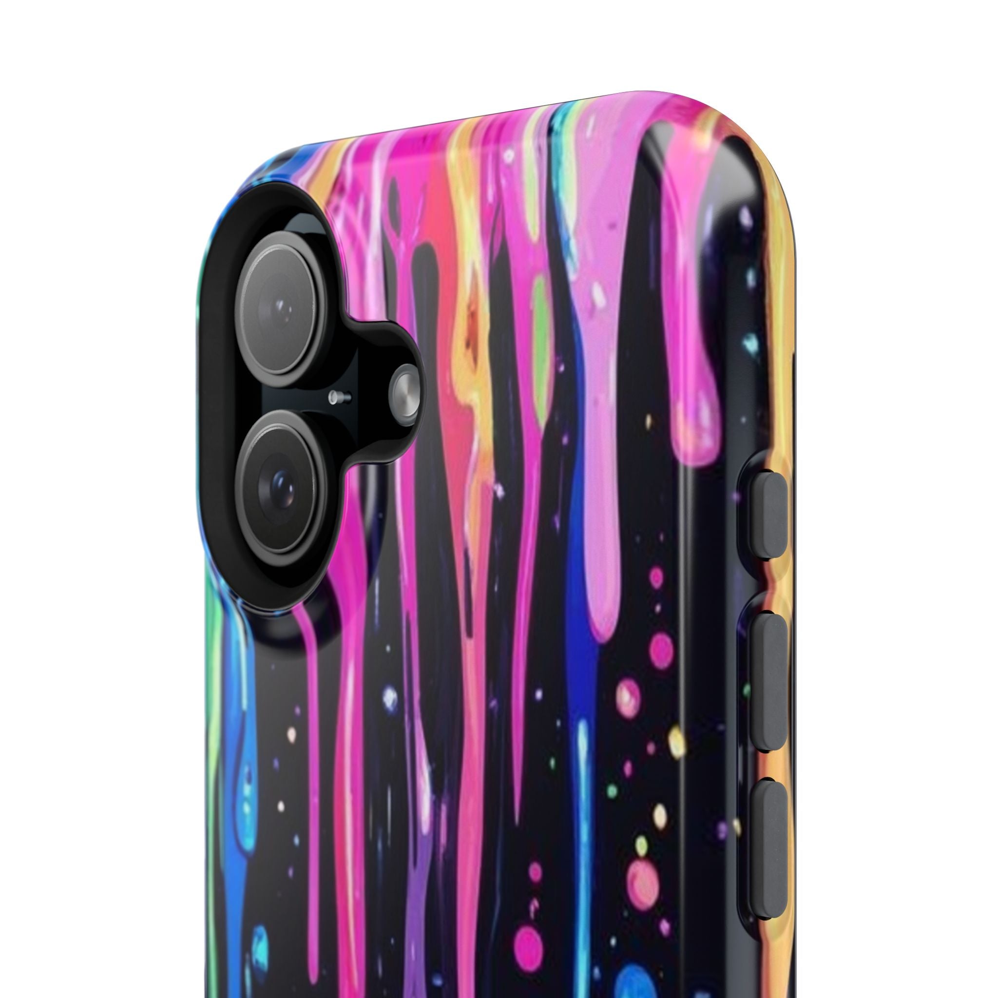 Phone Case - Neon Drip Impact-Resistant Protective Cover