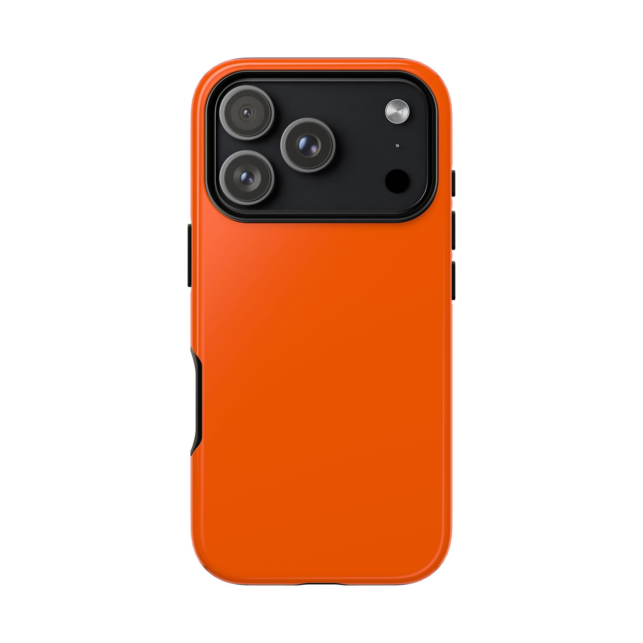 Solid Orange Tough Phone Case | Rugged Protective Phone Case