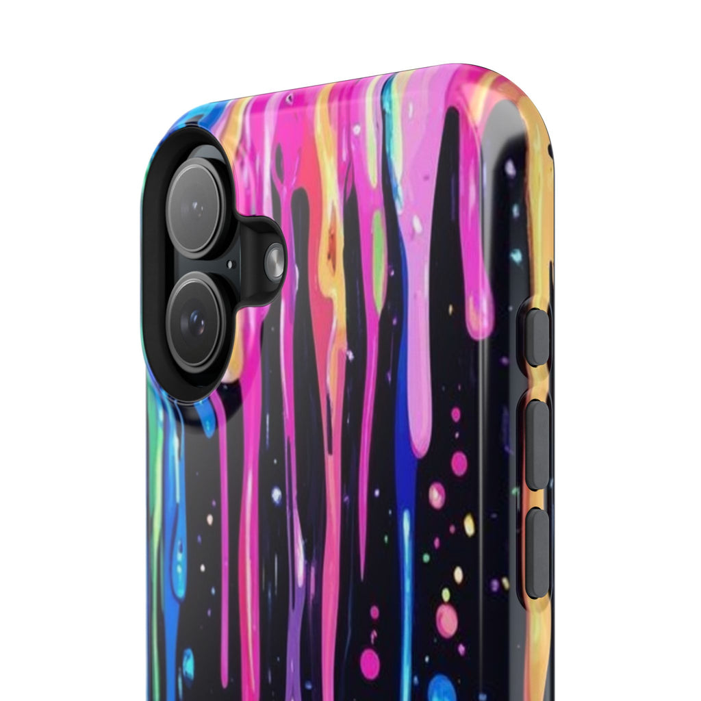 Phone Case - Neon Drip Impact-Resistant Protective Cover