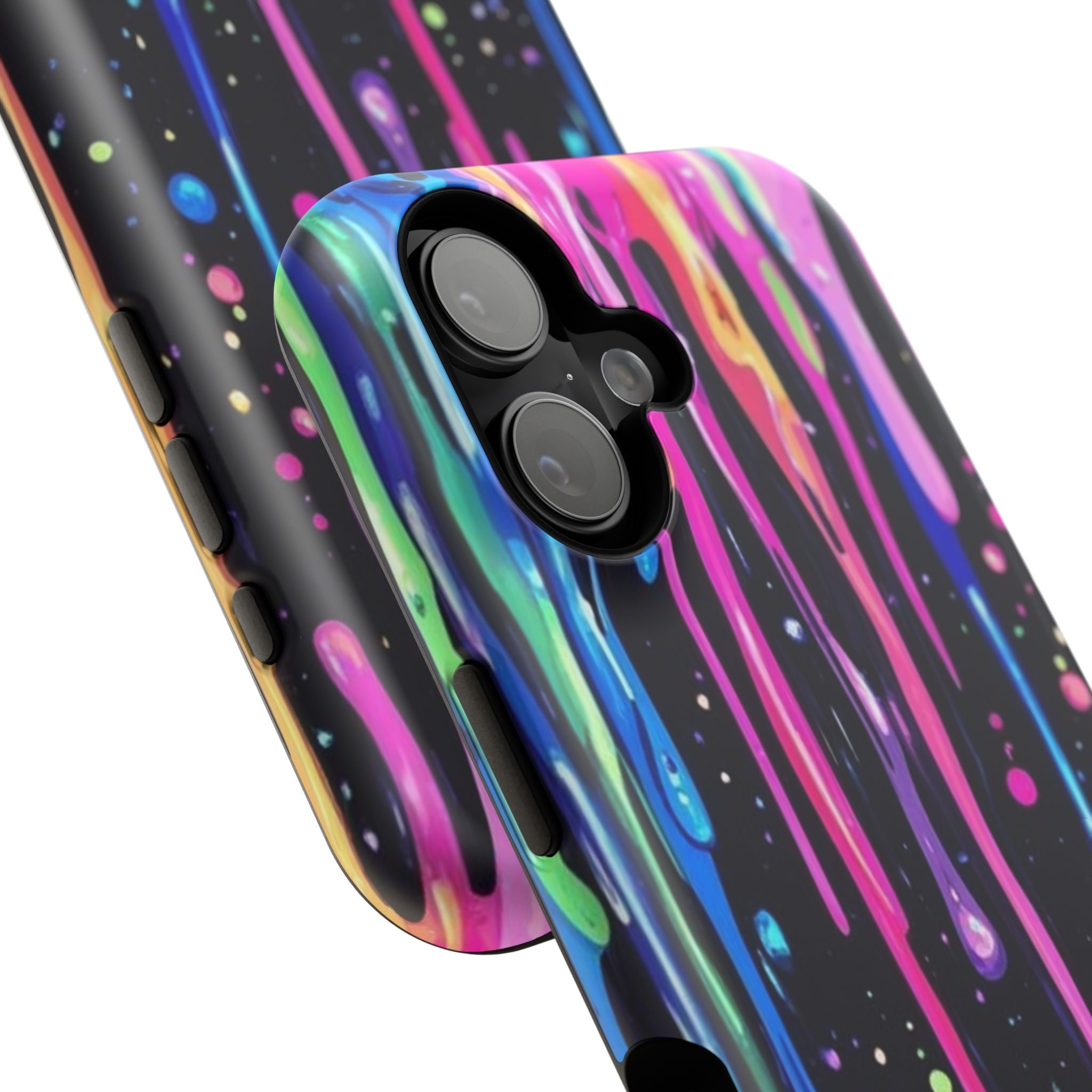 Phone Case - Neon Drip Impact-Resistant Protective Cover