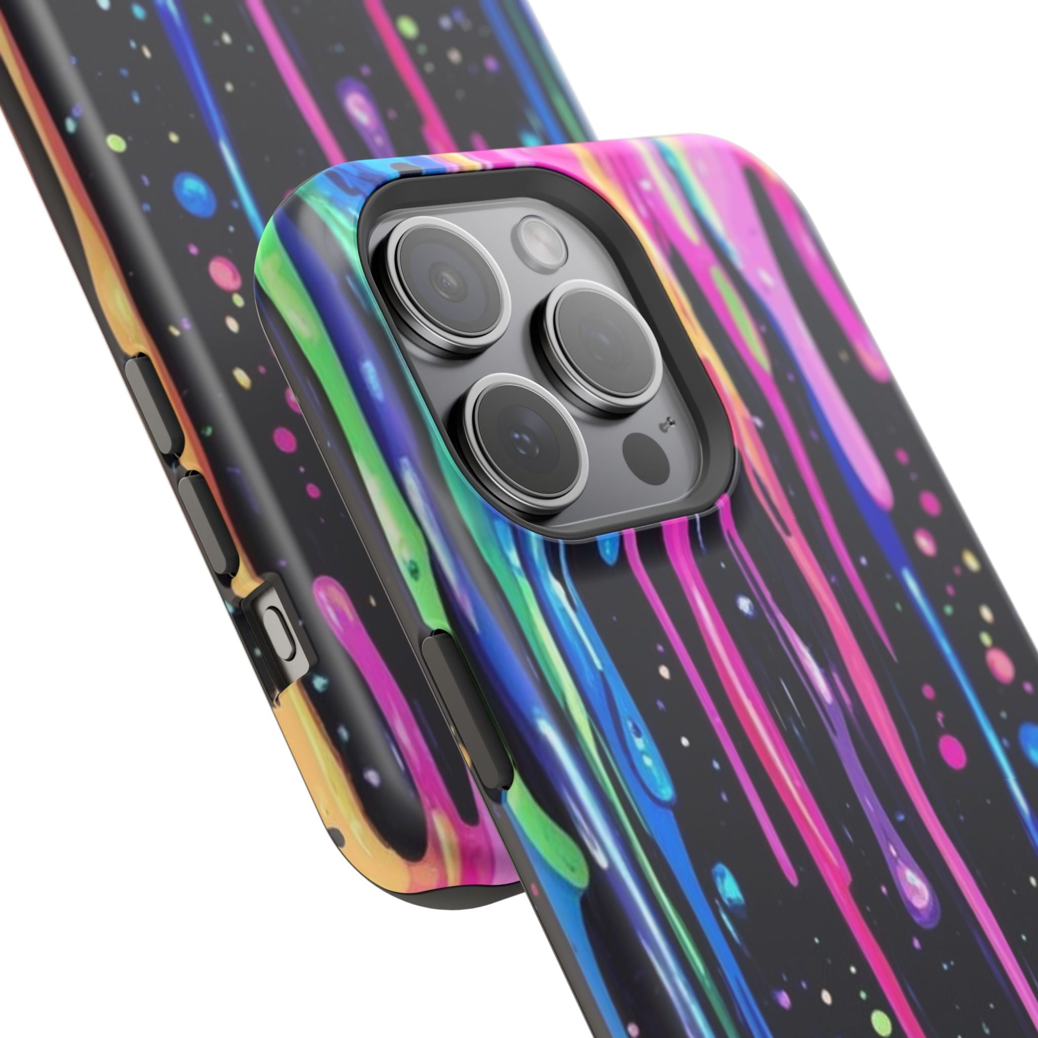 Phone Case - Neon Drip Impact-Resistant Protective Cover