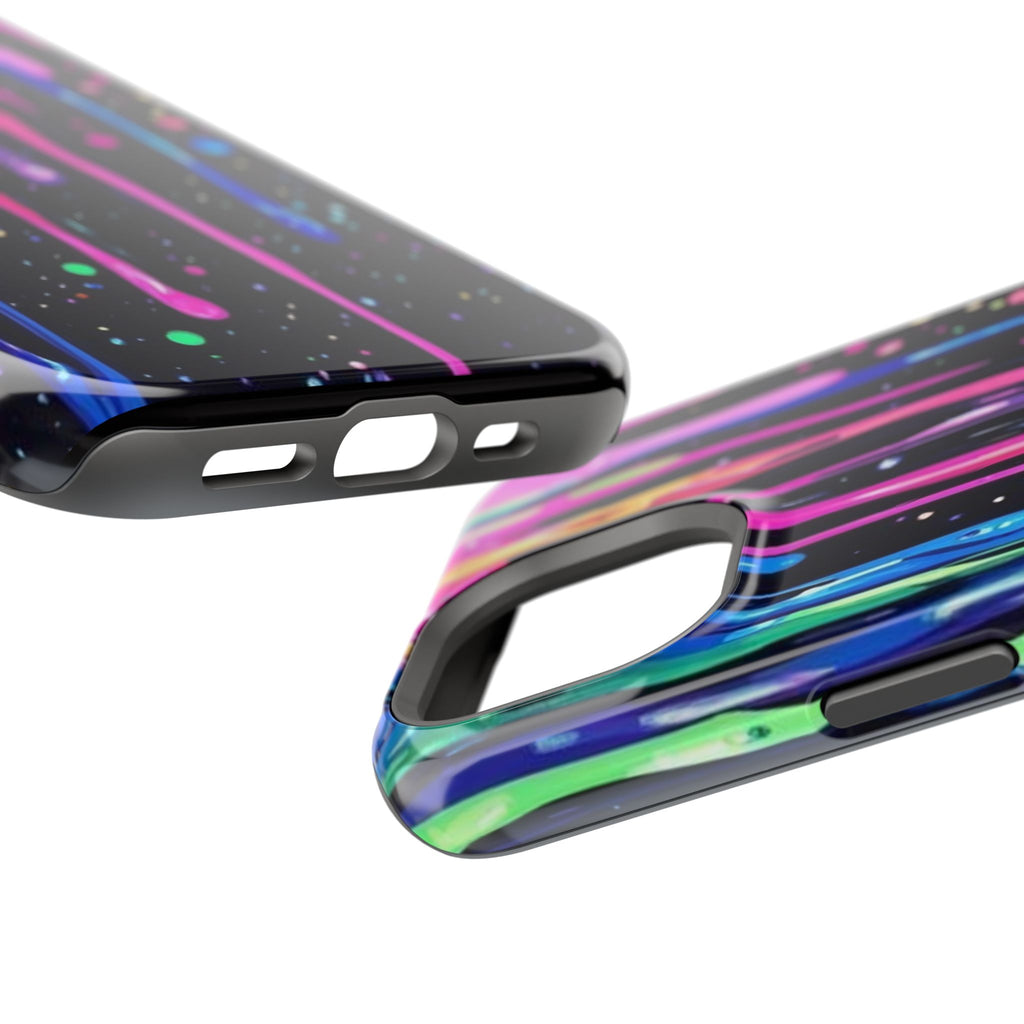 Phone Case - Neon Drip Impact-Resistant Protective Cover