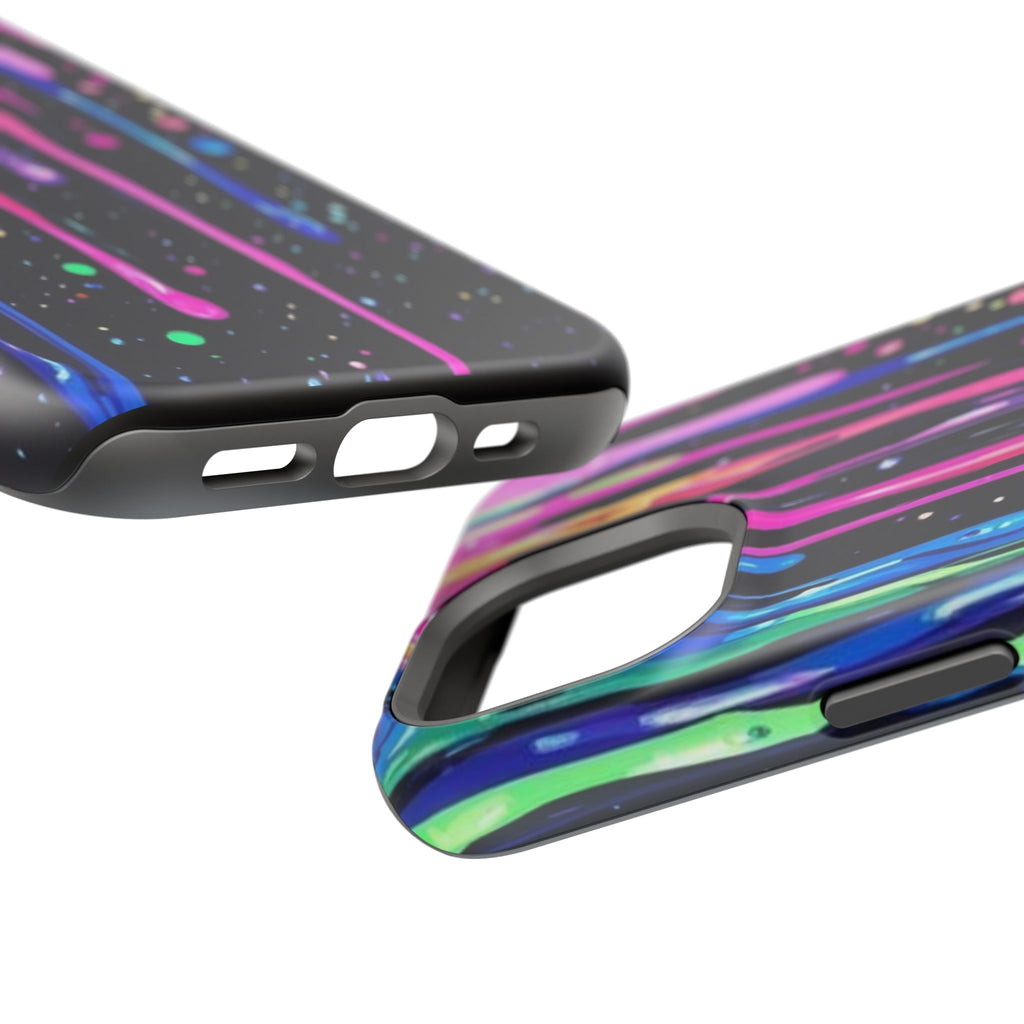 Phone Case - Neon Drip Impact-Resistant Protective Cover