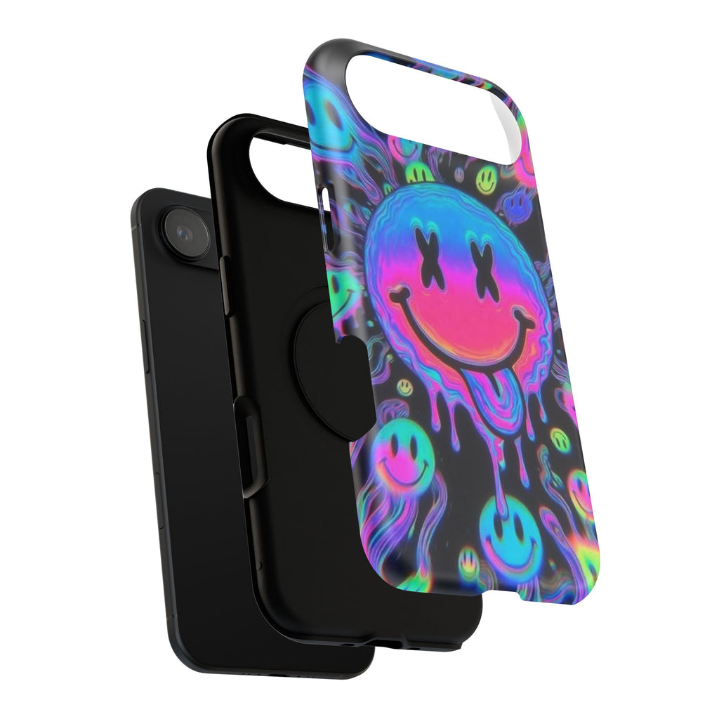 Psychedelic Smiley Impact-Resistant Phone Case
