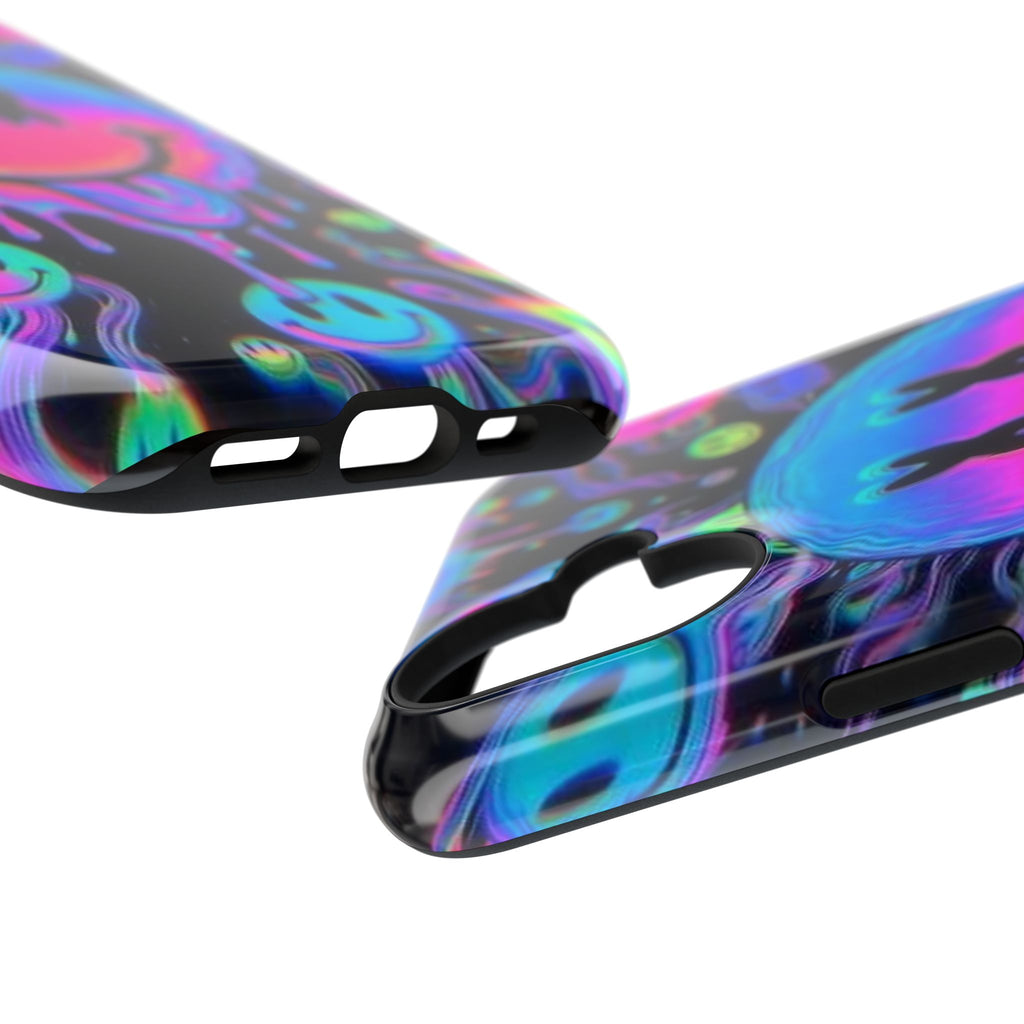 Psychedelic Smiley Impact-Resistant Phone Case