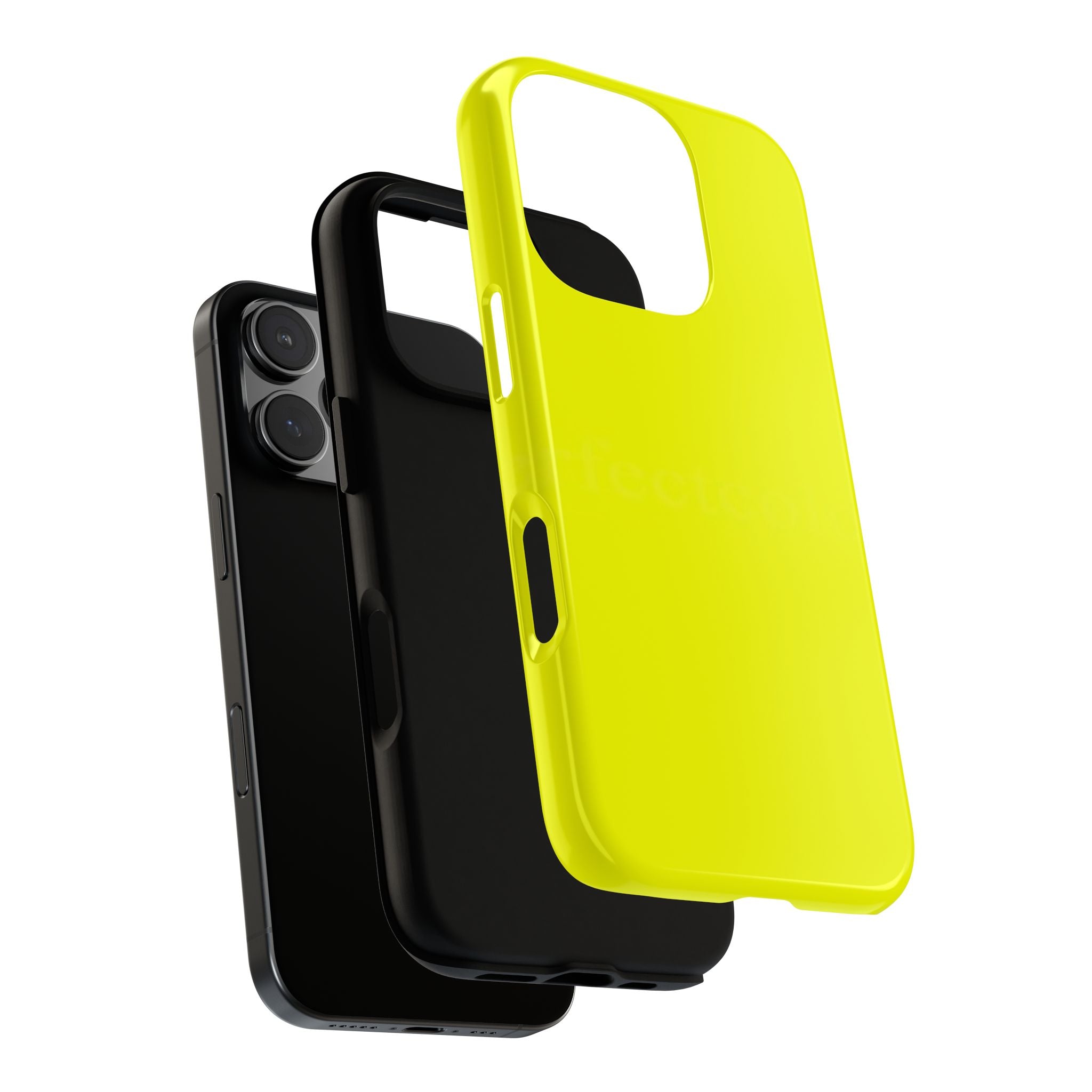 Solid Neon Yellow Phone Case | Tough Protective Smartphone Cover