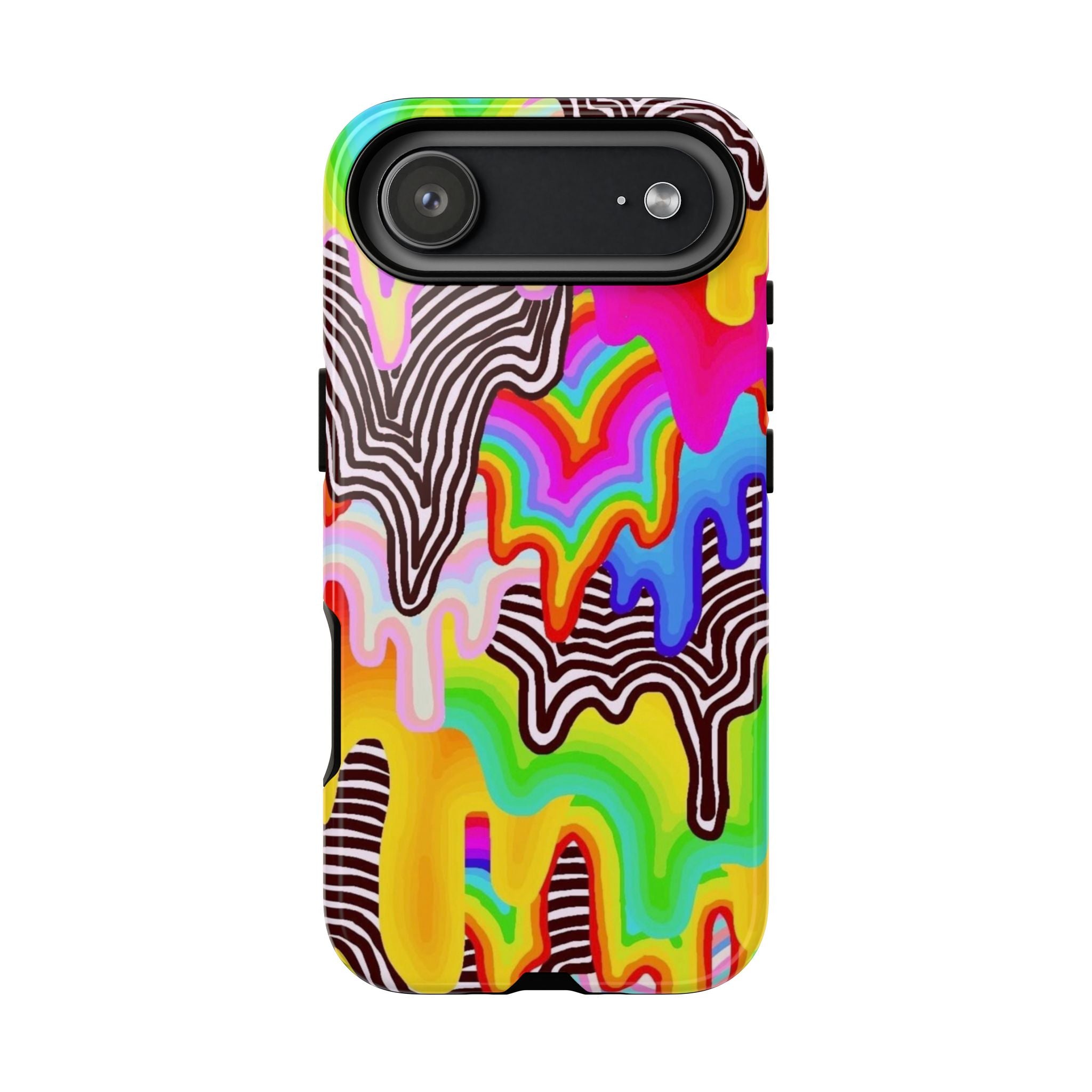 Psychedelic Drip Rainbow Phone Case | Tough Case