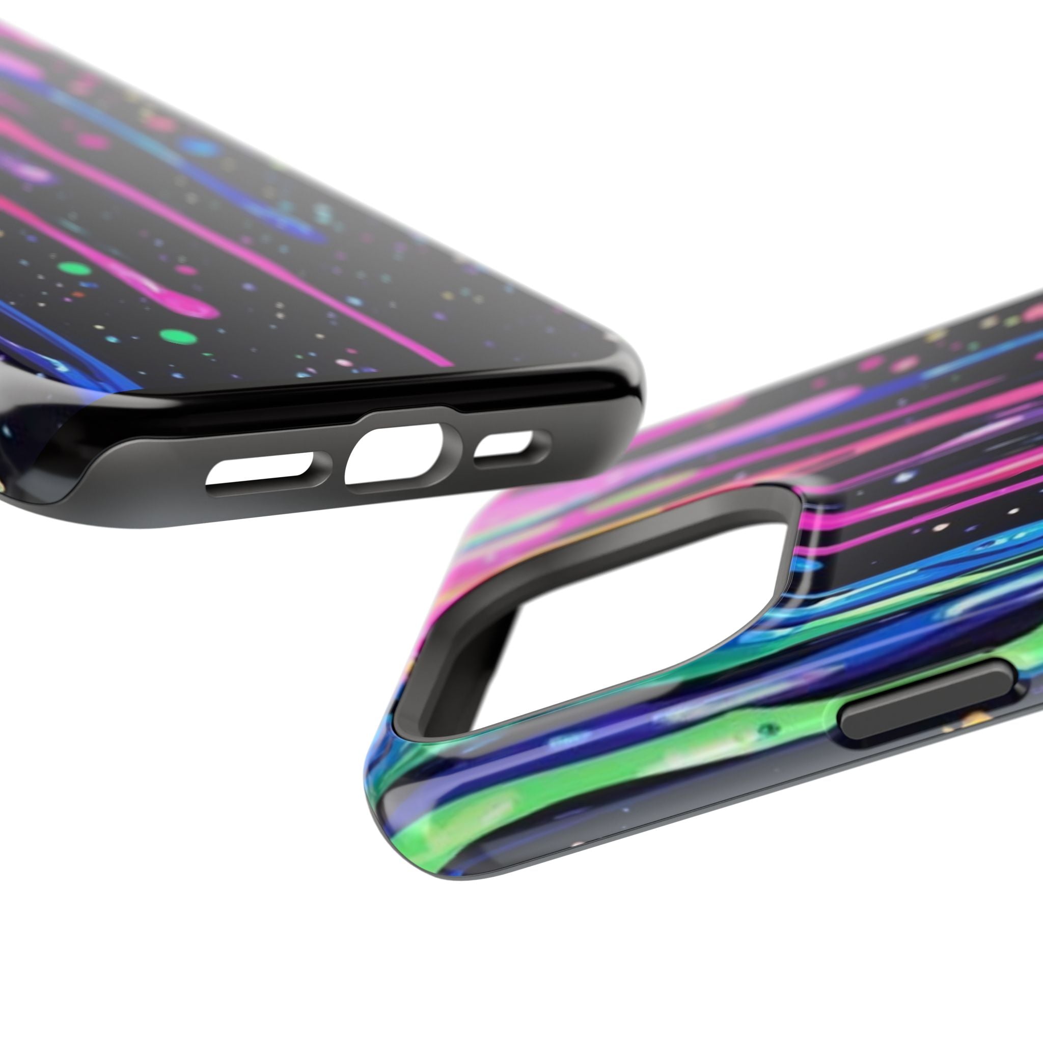 Phone Case - Neon Drip Impact-Resistant Protective Cover