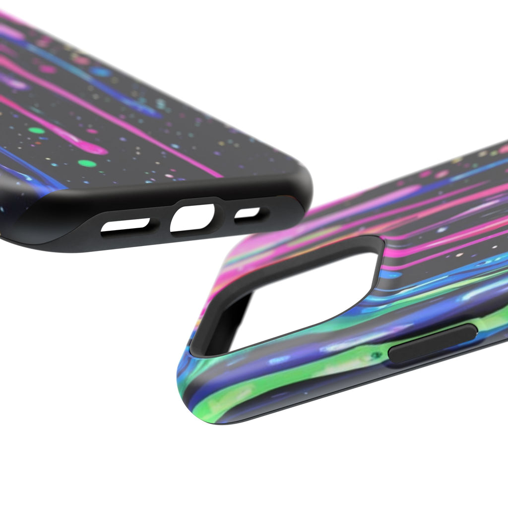 Phone Case - Neon Drip Impact-Resistant Protective Cover