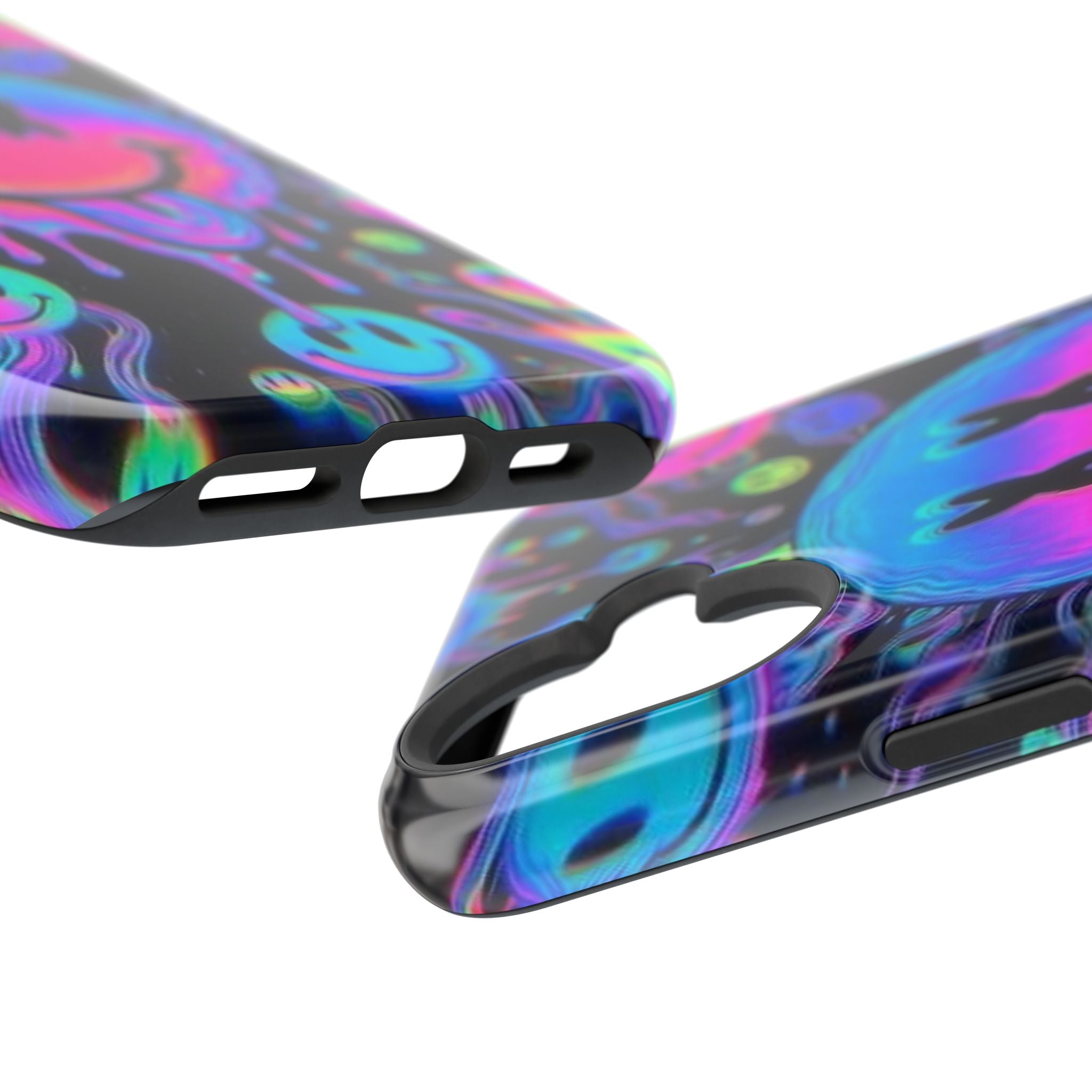 Psychedelic Smiley Impact-Resistant Phone Case
