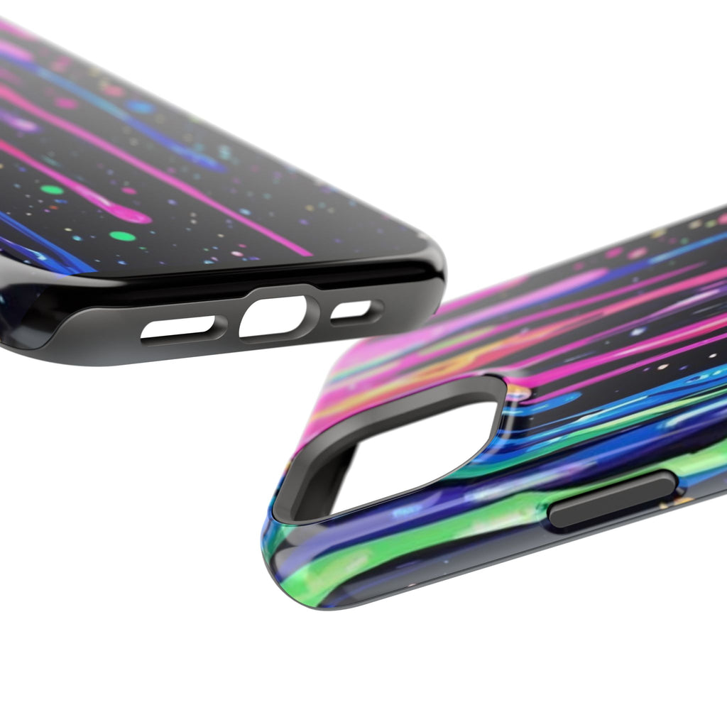 Phone Case - Neon Drip Impact-Resistant Protective Cover