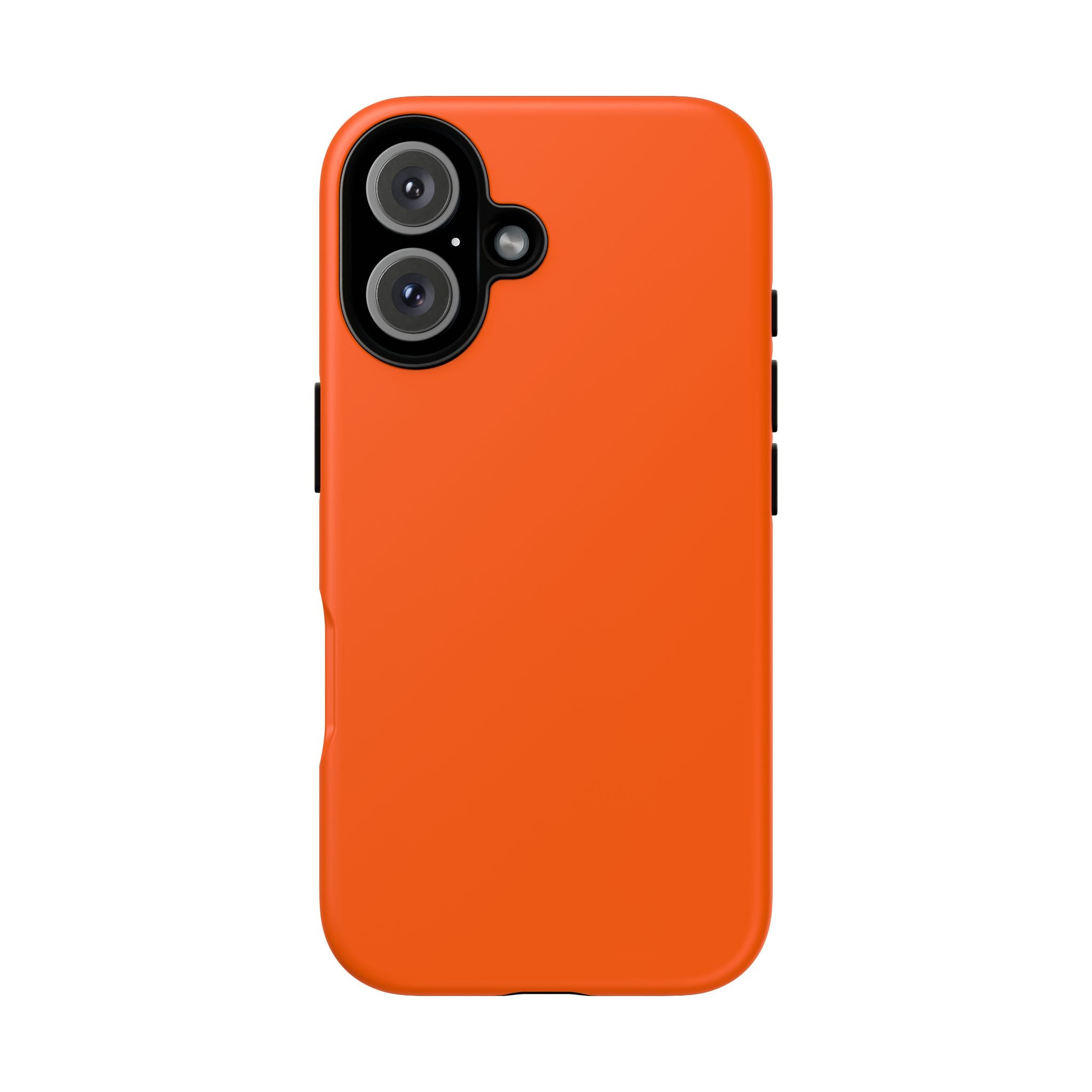 Solid Orange Tough Phone Case | Rugged Protective Phone Case