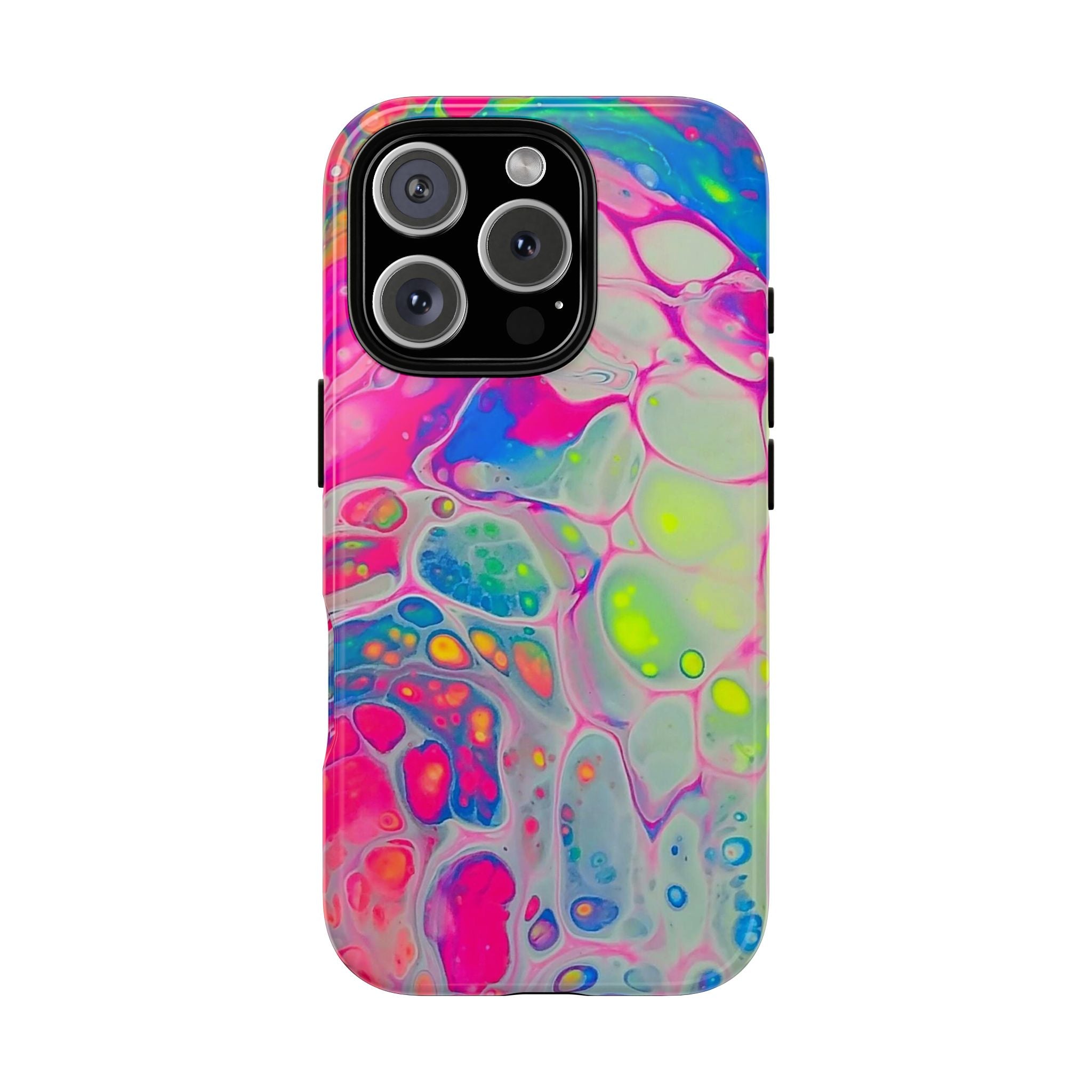 Neon Acrylic Pour Phone Case | Tough Cases
