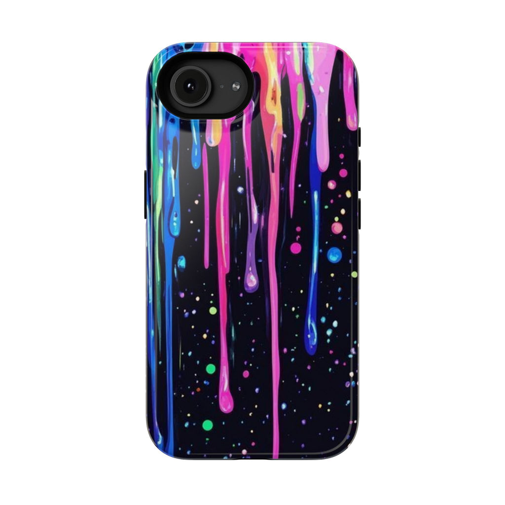 Phone Case - Neon Drip Impact-Resistant Protective Cover