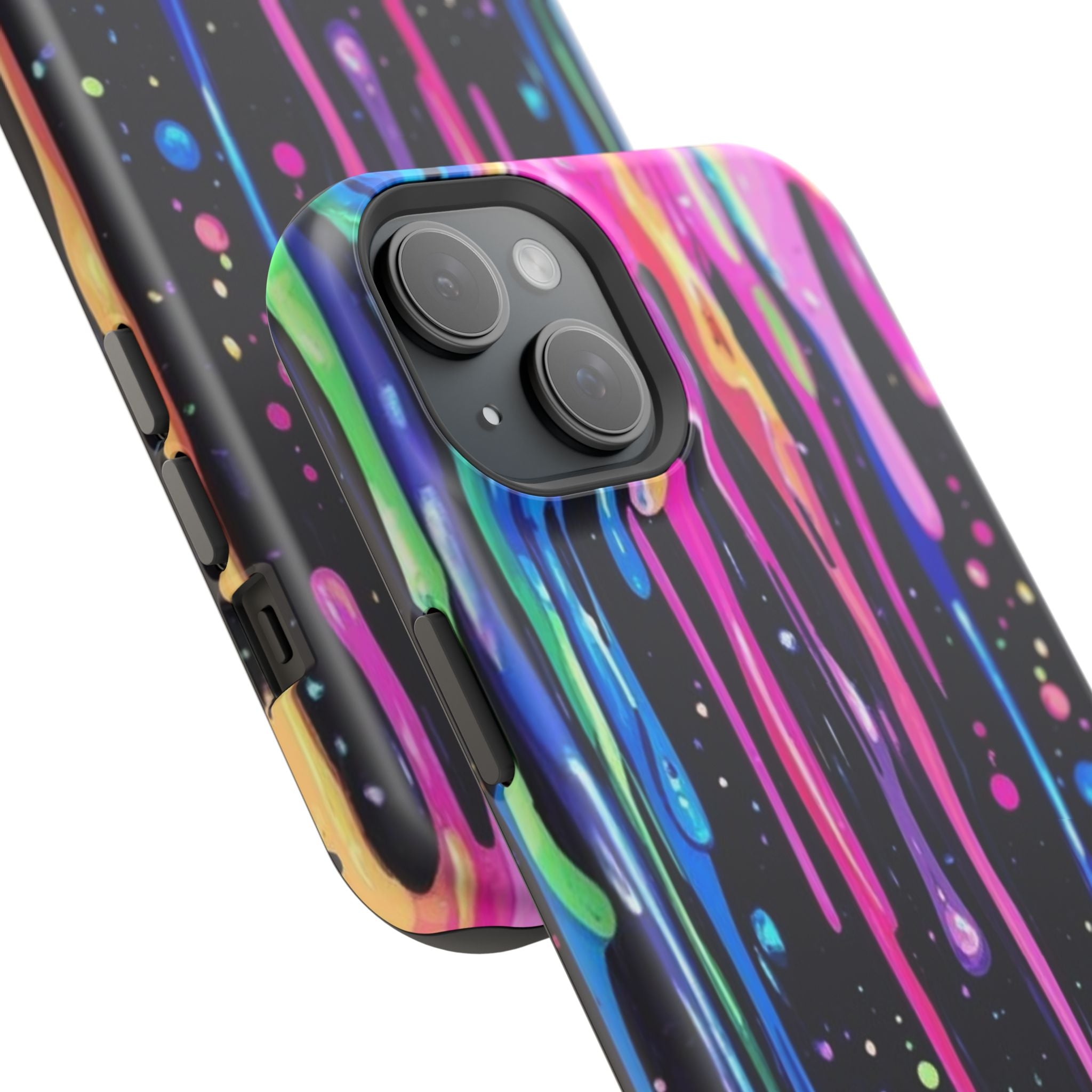Phone Case - Neon Drip Impact-Resistant Protective Cover