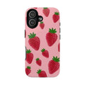 Strawberry Pattern Phone Case | Tough Magnetic Case