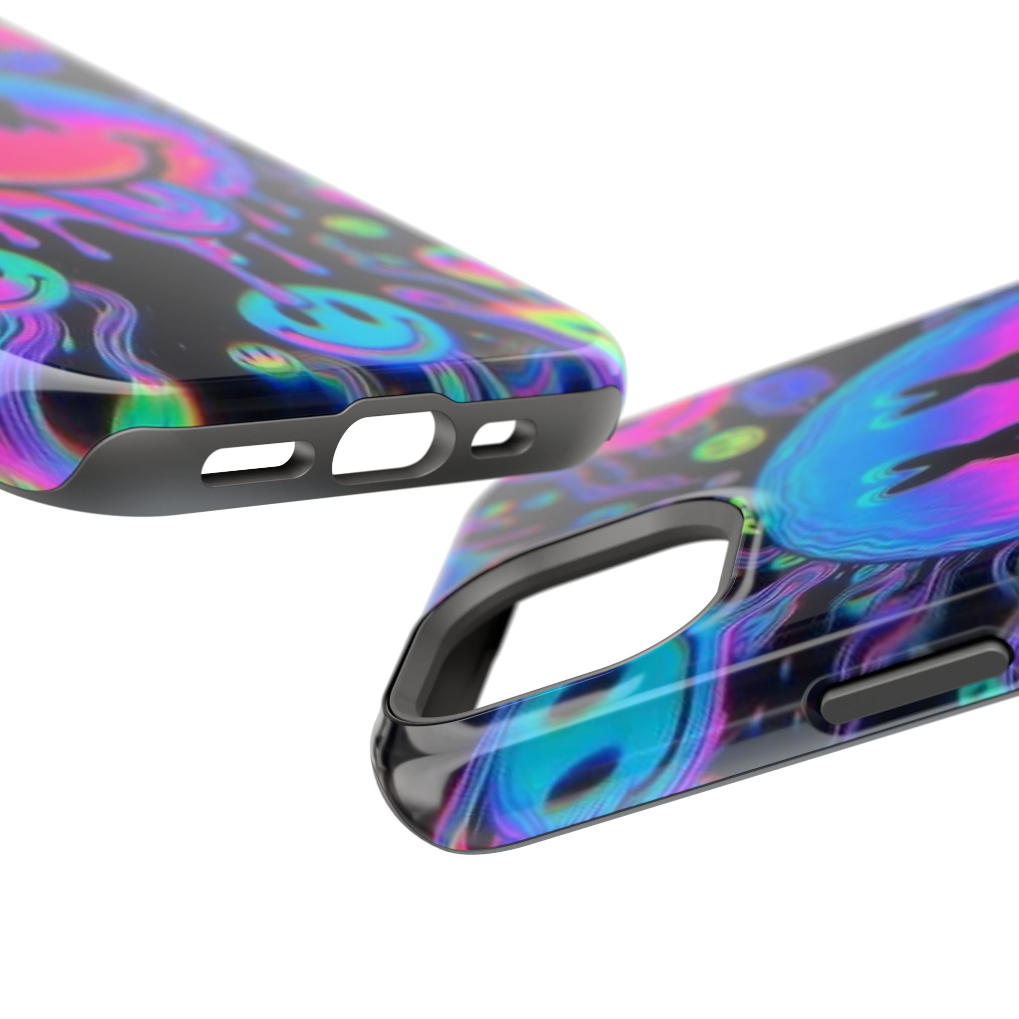Psychedelic Smiley Impact-Resistant Phone Case