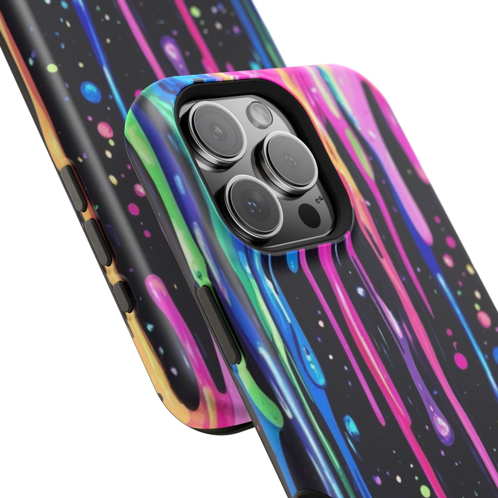 Phone Case - Neon Drip Impact-Resistant Protective Cover