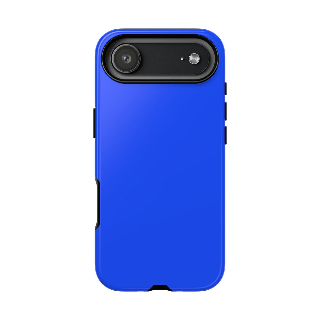 Solid Blue Tough Phone Case | Durable Protective Phone Case