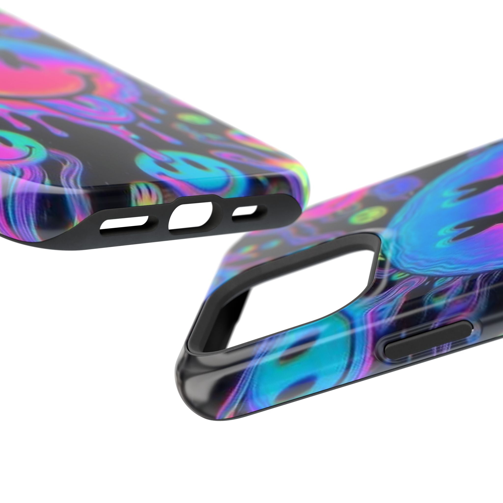 Psychedelic Smiley Impact-Resistant Phone Case