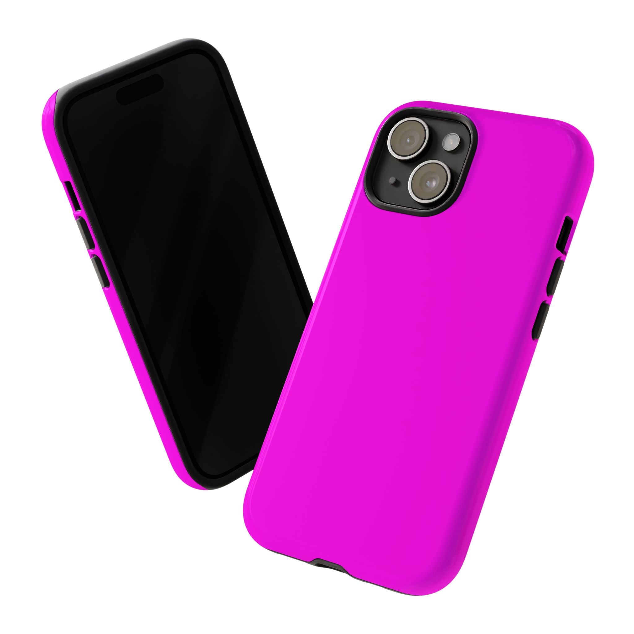 Hot Pink Tough Phone Case | Shockproof Protective Phone Cover
